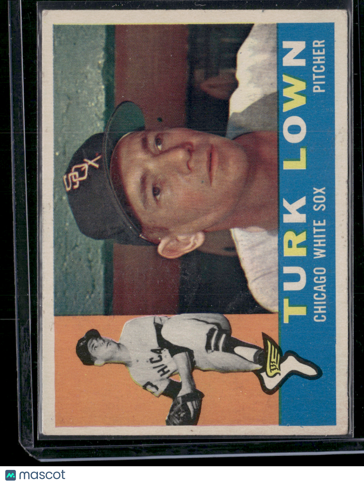 1960 Topps TURK LOWN #313 Staining (VG)
