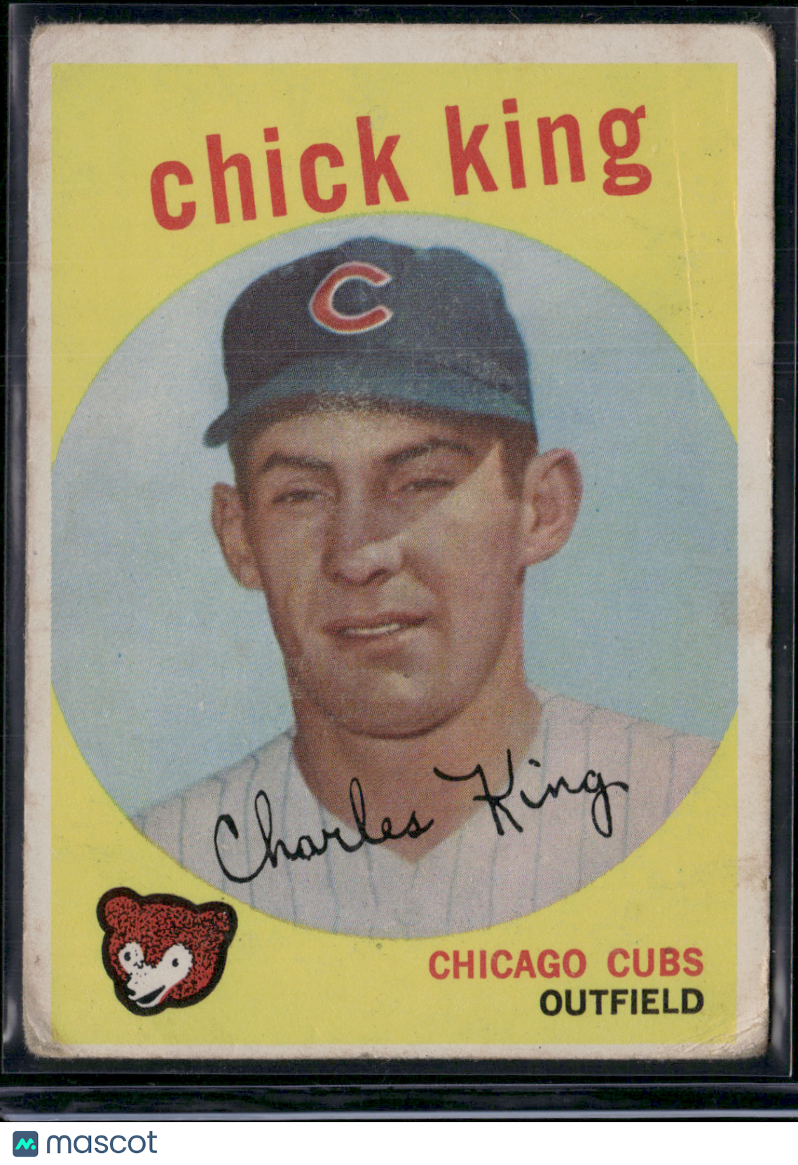 1959 Topps CHICK KING #538