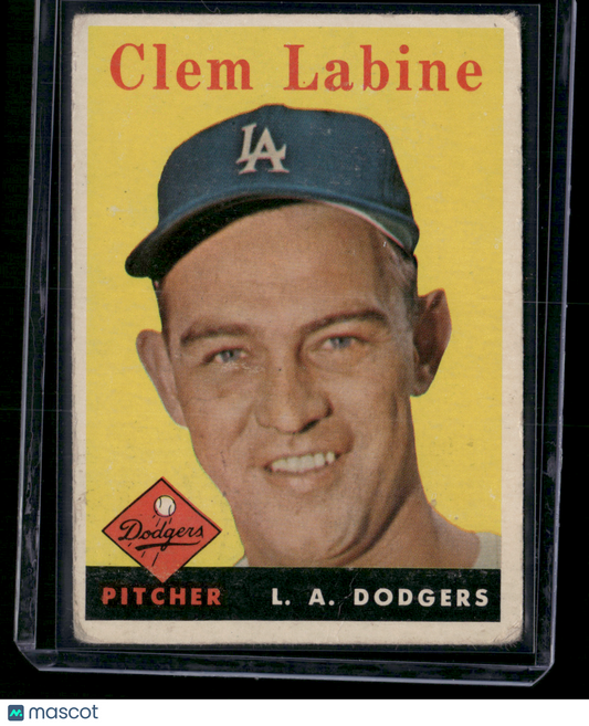 1958 Topps CLEM LABINE #305