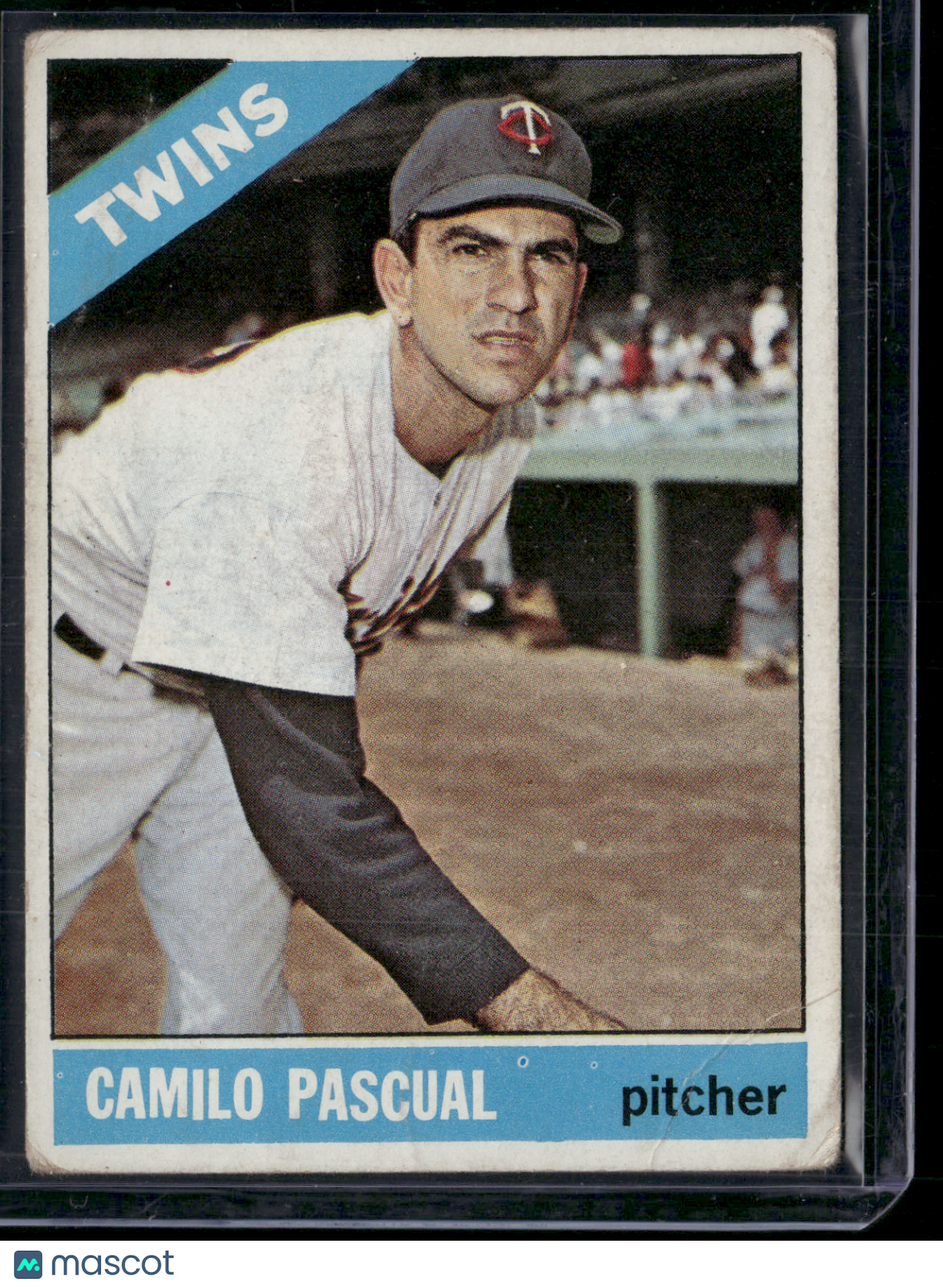 1966 Topps CAMILO PASCUAL #305 Wrinkles (VG)