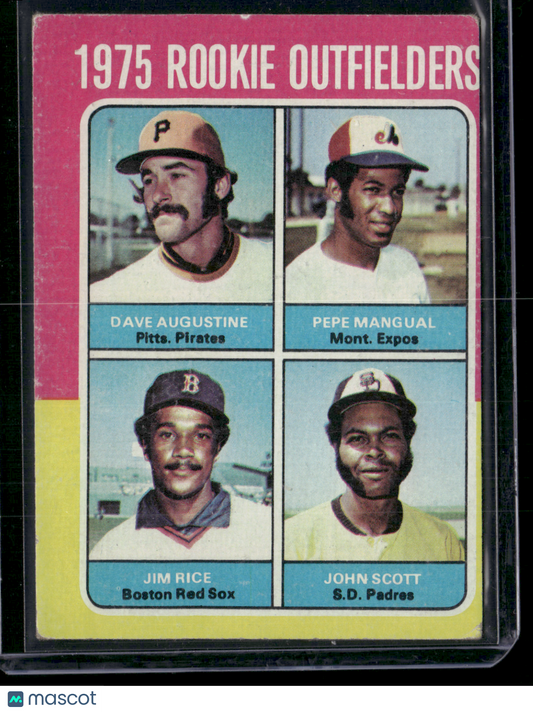 1975 Topps JIM RICE #616 Rookie Outfielders Rookie RC (VG-VG/EX)