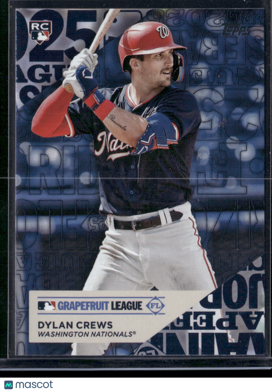 2025 Topps Series 1 DYLAN CREWS RC #TG-20 Grapefruit League