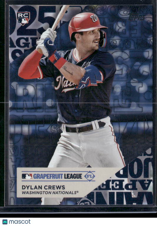 2025 Topps Series 1 DYLAN CREWS RC #TG-20 Grapefruit League