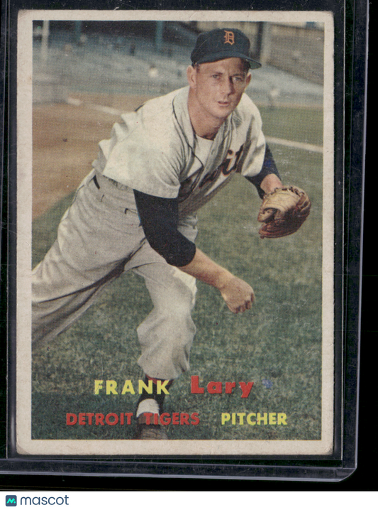 1957 Topps FRANK LARY #168 Light Scratches (VG)