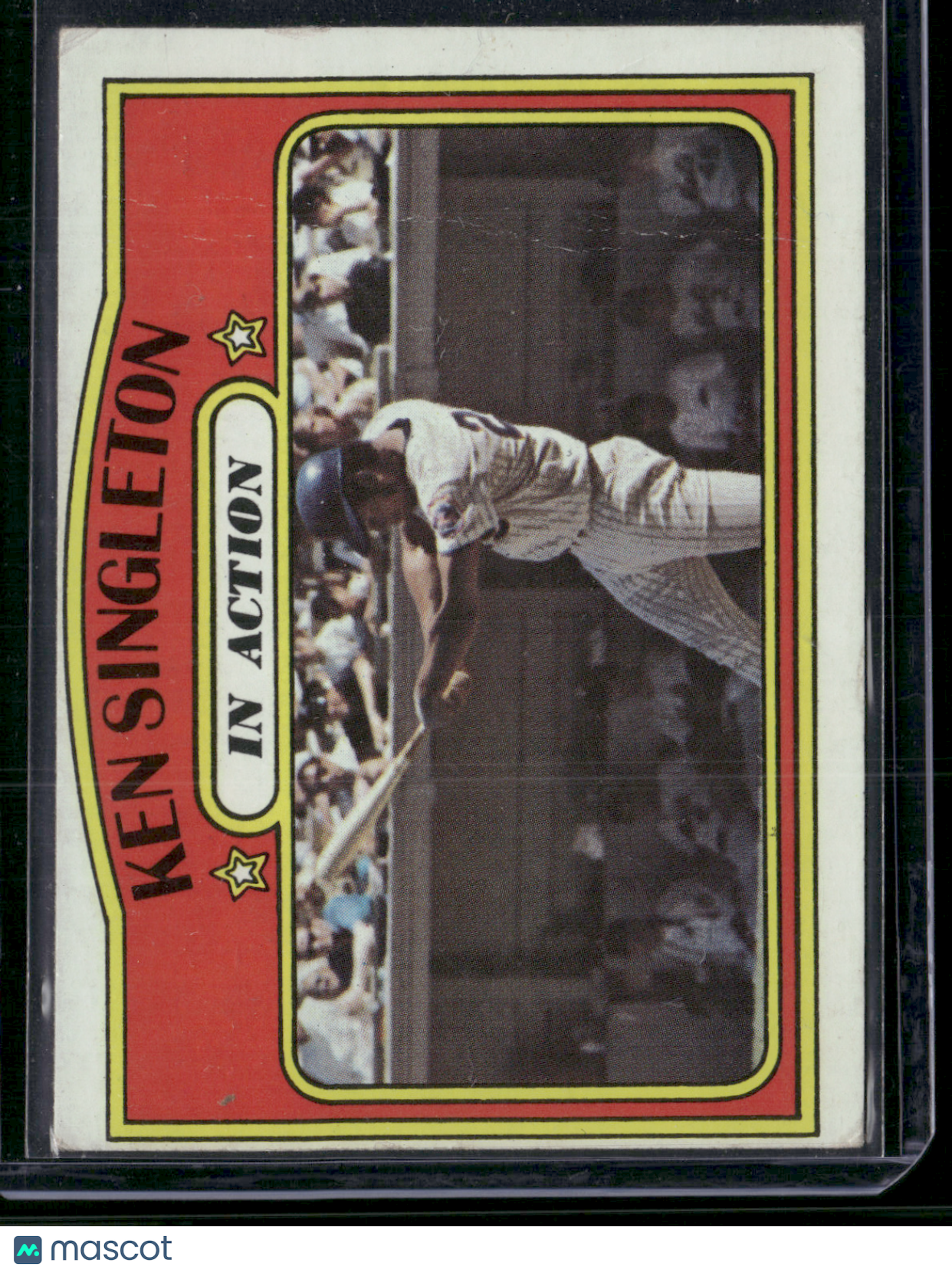 1972 Topps KEN SINGLETON #426 IN ACTION