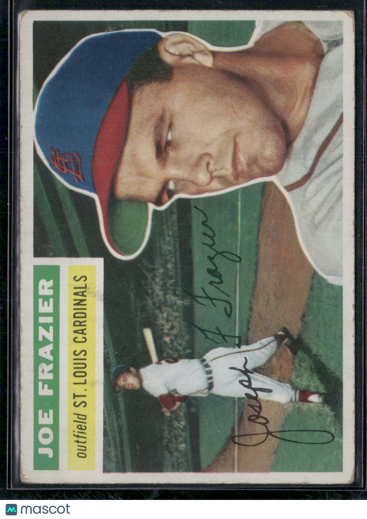 1956 Topps JOE FRAZIER #141 Wrinkling