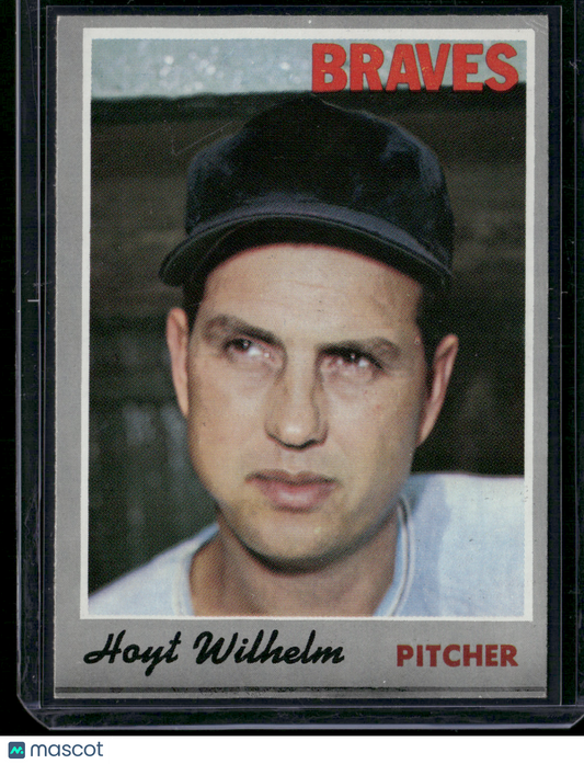 1970 Topps HOYT WILHELM #17 Light Scratches (VG)