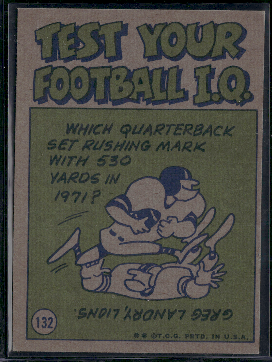 1972 Topps BOB GRIESE #132 Pro Action (VG)