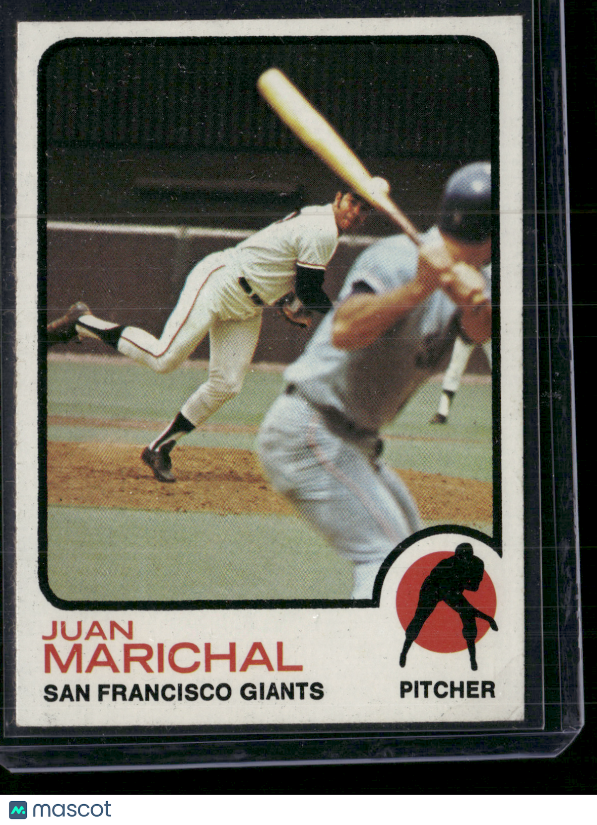 1973 Topps JUAN MARICHAL #480 Print Snow (VG/EX)