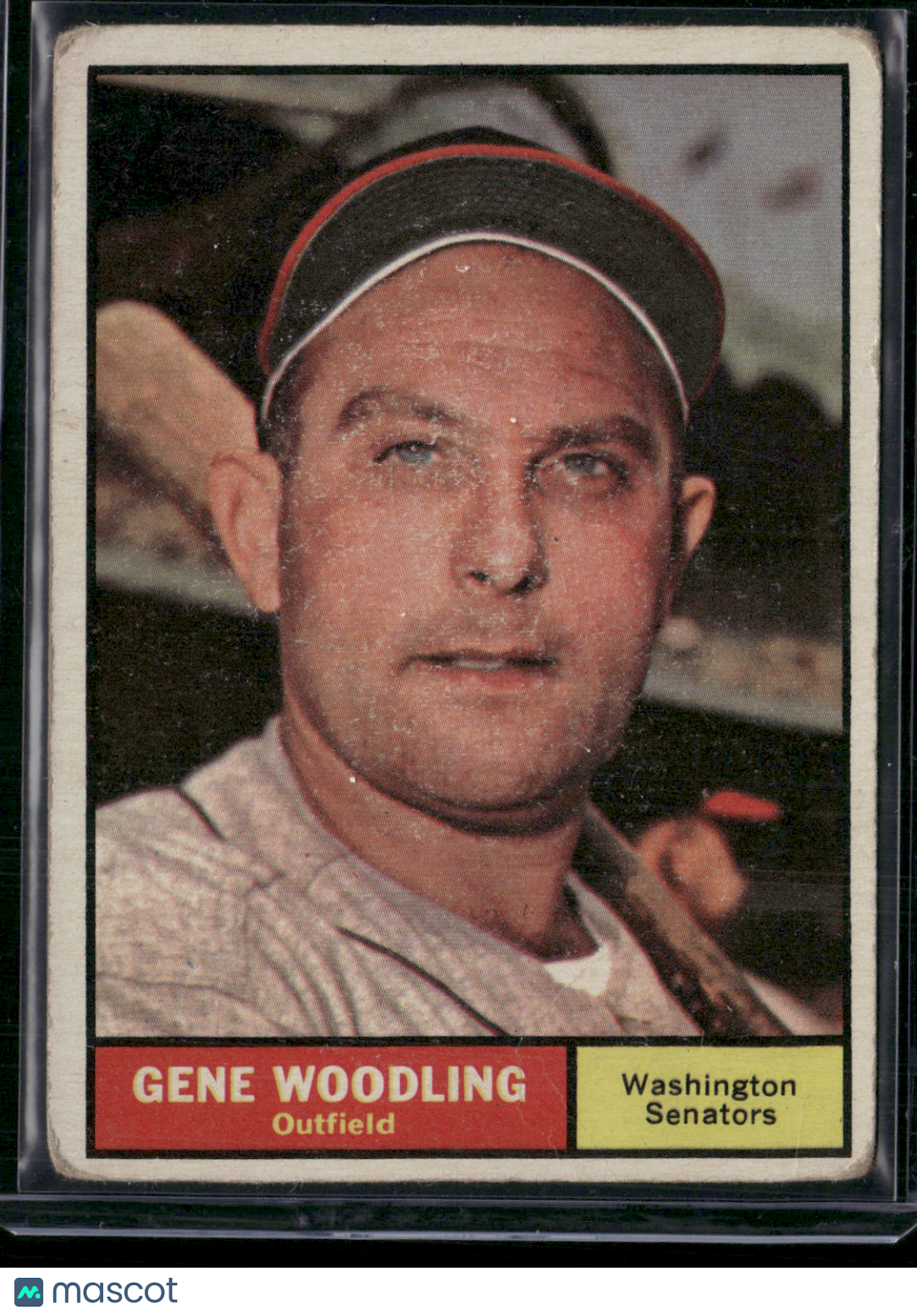 1961 Topps GENE WOODLING #275 Toning Indent (VG)