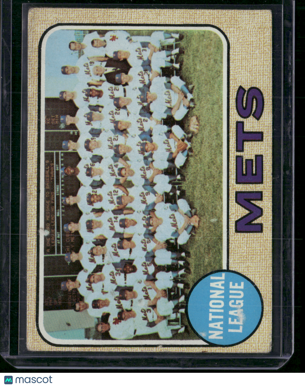 1968 Topps NEW YORK METS #401 Light Wrinkle (VG-VG/EX)