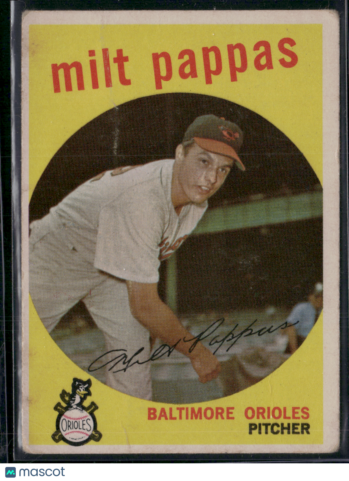 1959 Topps MILT PAPPAS #391