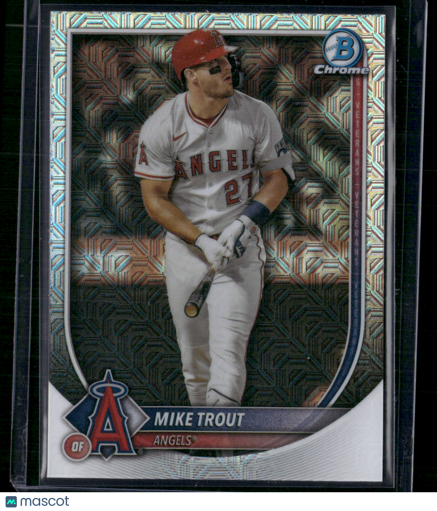 2025 Bowman Chrome MIKE TROUT #27 Mega