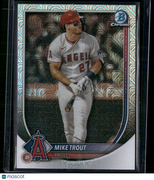2025 Bowman Chrome MIKE TROUT #27 Mega