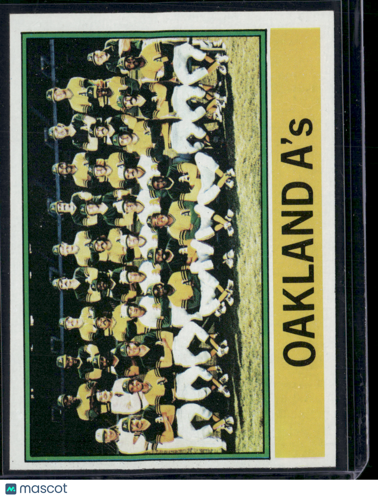 1976 Topps OAKLAND A'S #421 (EX-EX/MT)
