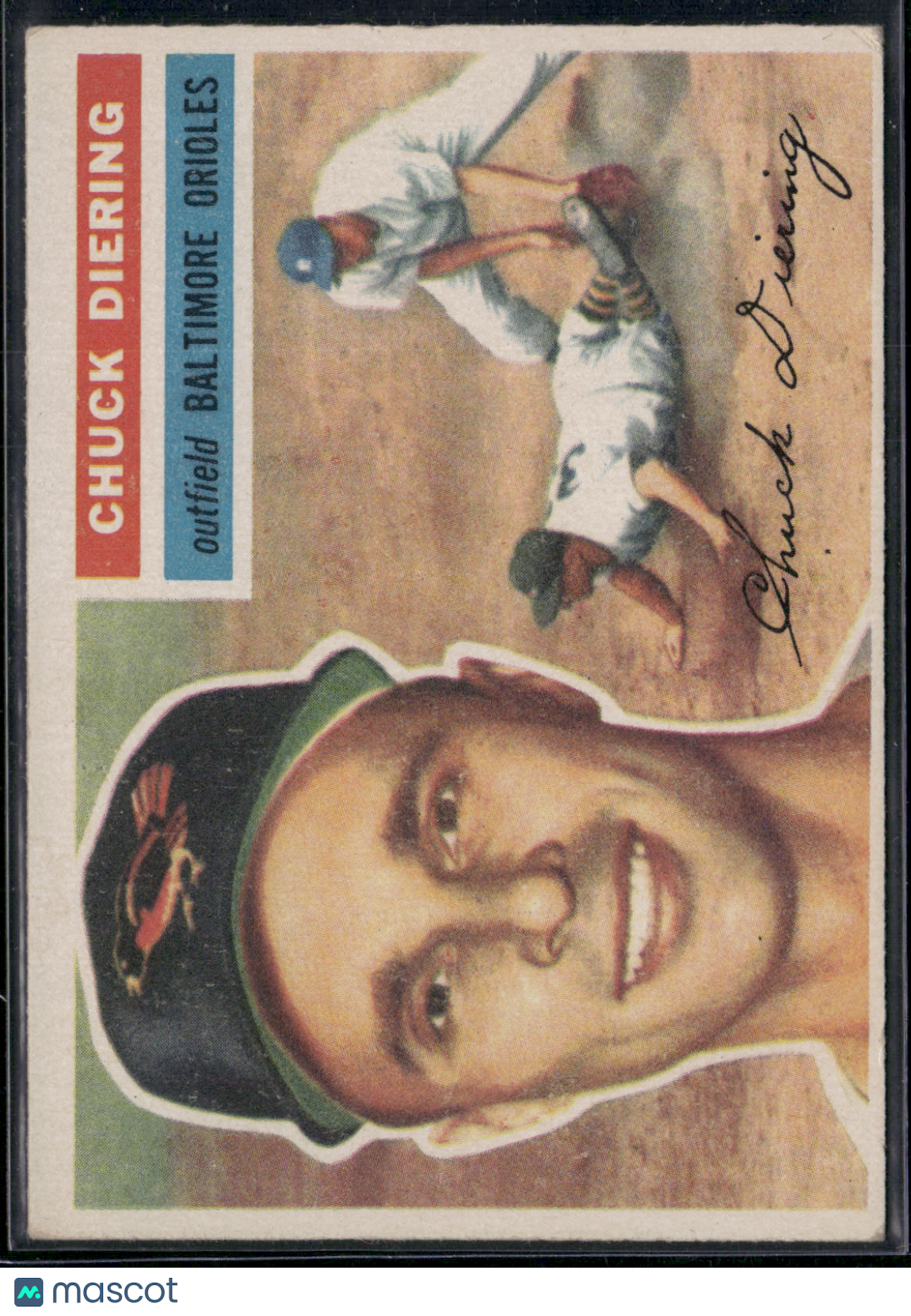 1956 Topps CHUCK DIERING #19