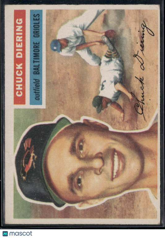 1956 Topps CHUCK DIERING #19