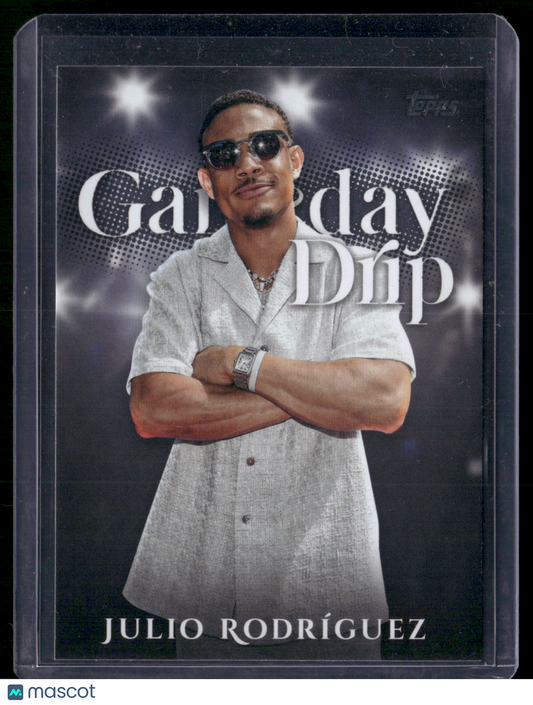 2025 Topps JULIO RODRIGUEZ #GD-13 GAME DAY DRIP