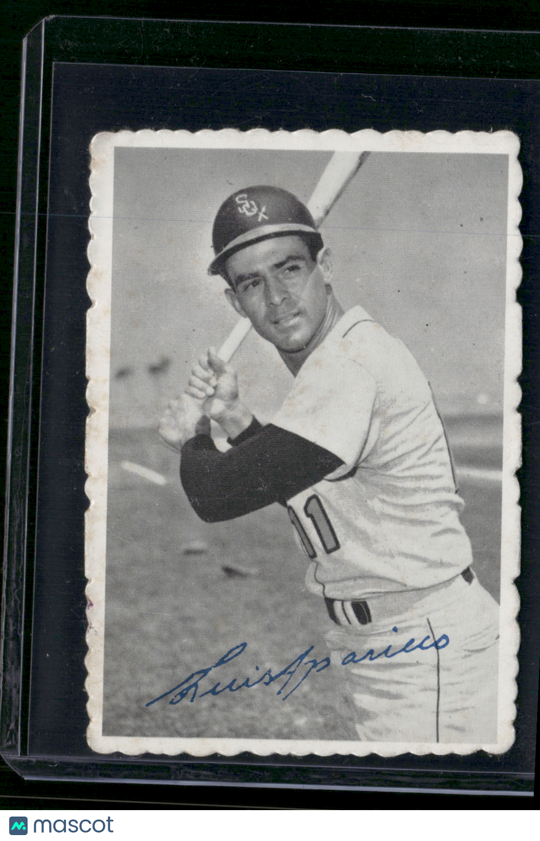 1969 Deckle LUIS APARICIO #6 Surface Dent Light Scratches Toning (Good)