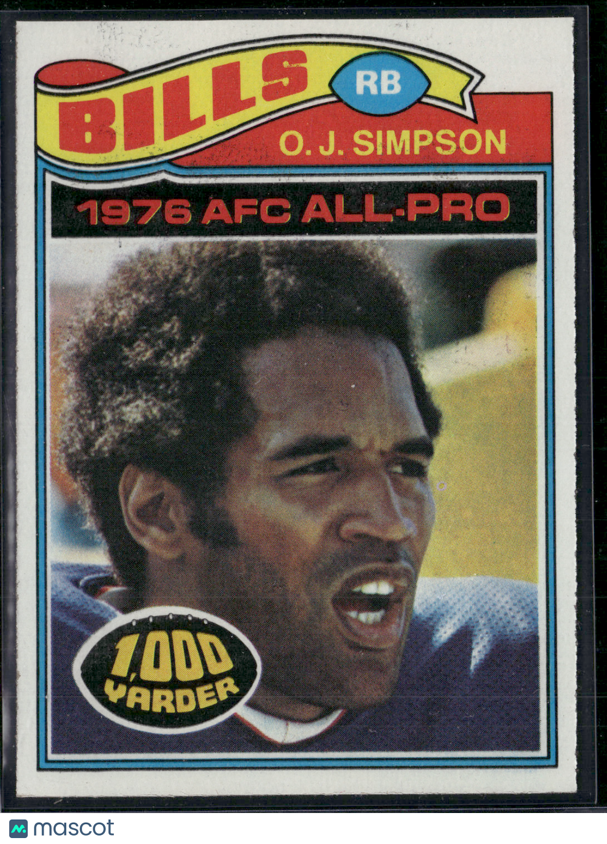 1977 Topps O.J. SIMPSON #100 (EX)