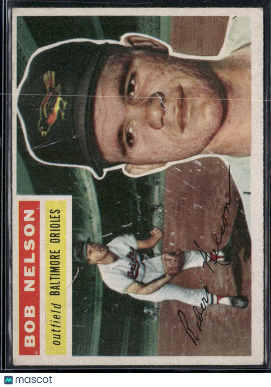 1956 Topps BOB NELSON #169 Surface Scratches