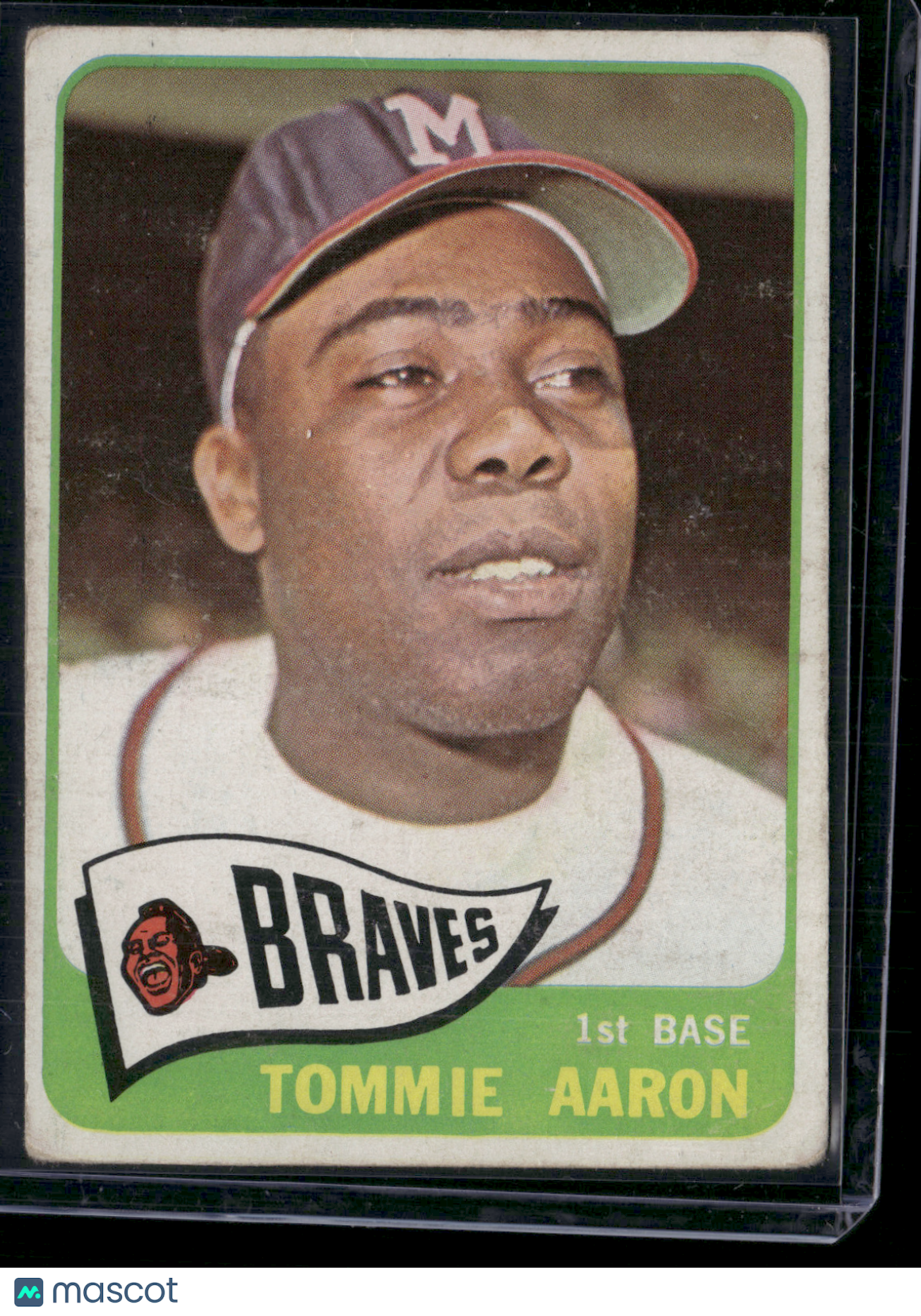 1965 Topps TOMMIE AARON #567 Light Wrinkles (VG)