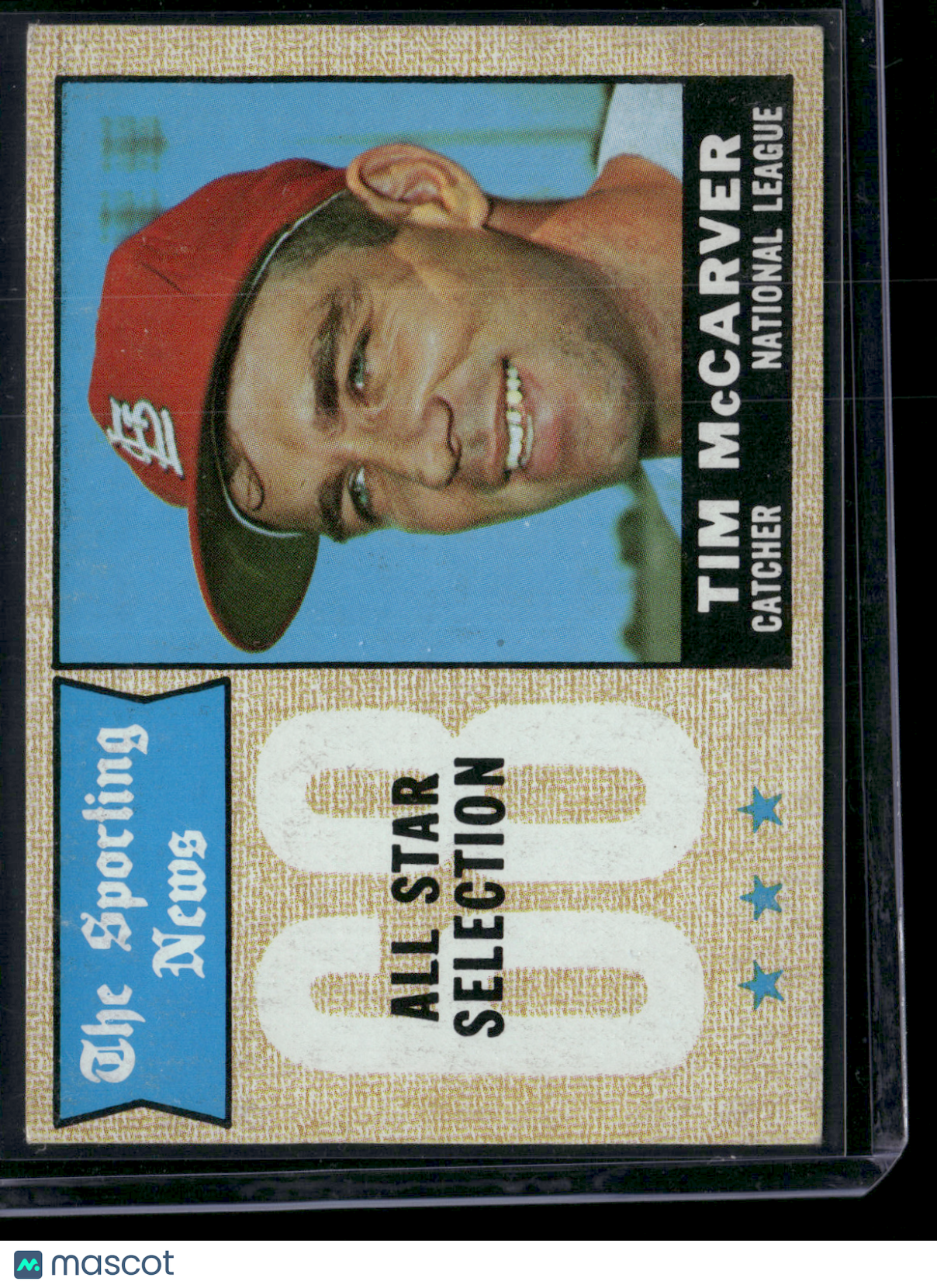 1968 Topps TIM MCCARVER #376 All Star (VG)
