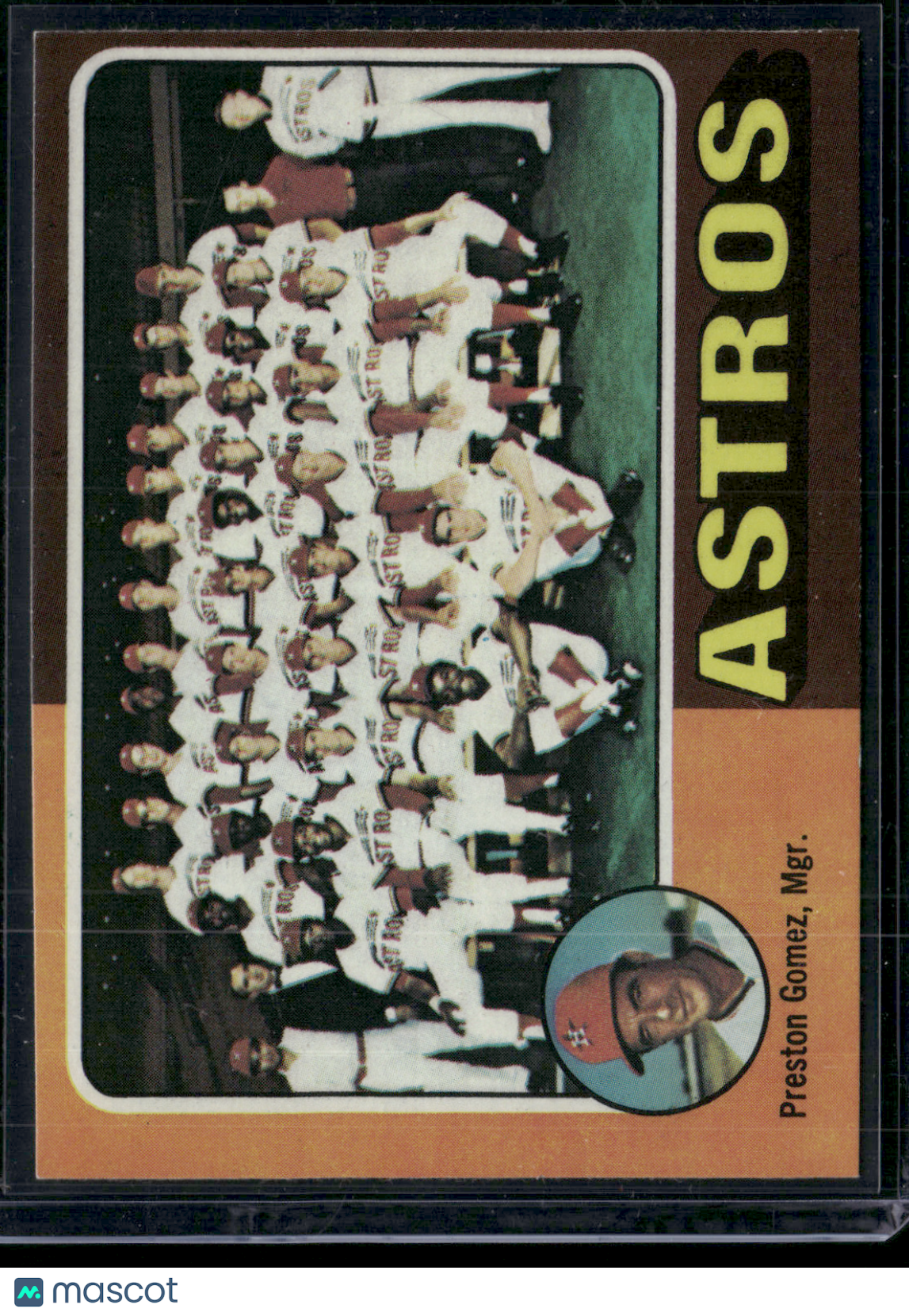 1975 Topps HOUSTON ASTROS #487 (EX-EX/MT)