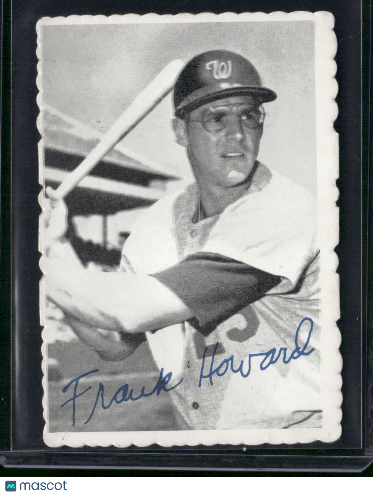 1969 Deckle FRANK HOWARD #16 Stain Surface Dent (Good)