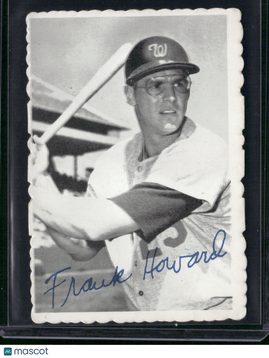 1969 Deckle FRANK HOWARD #16 Stain Surface Dent (Good)