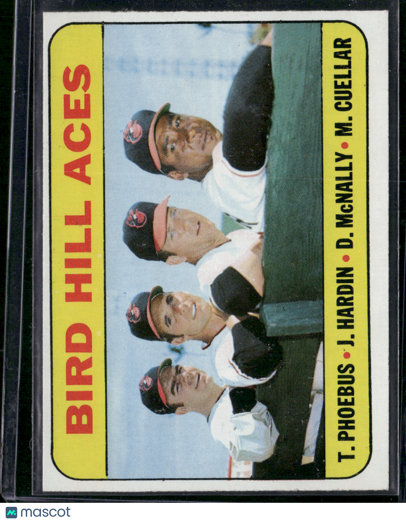 1969 Topps TOM PHOEBUS/HARDIN/MCNALLY/CUELLAR #532 Bird Hill Aces (VG)