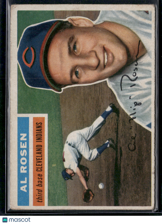 1956 Topps AL ROSEN #35 Light Wrinkle
