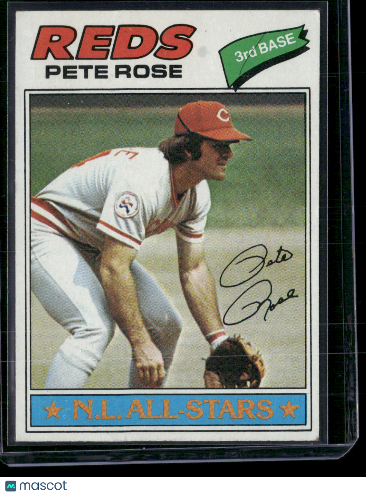 1977 Topps PETE ROSE #450 Corner Crease (VG)