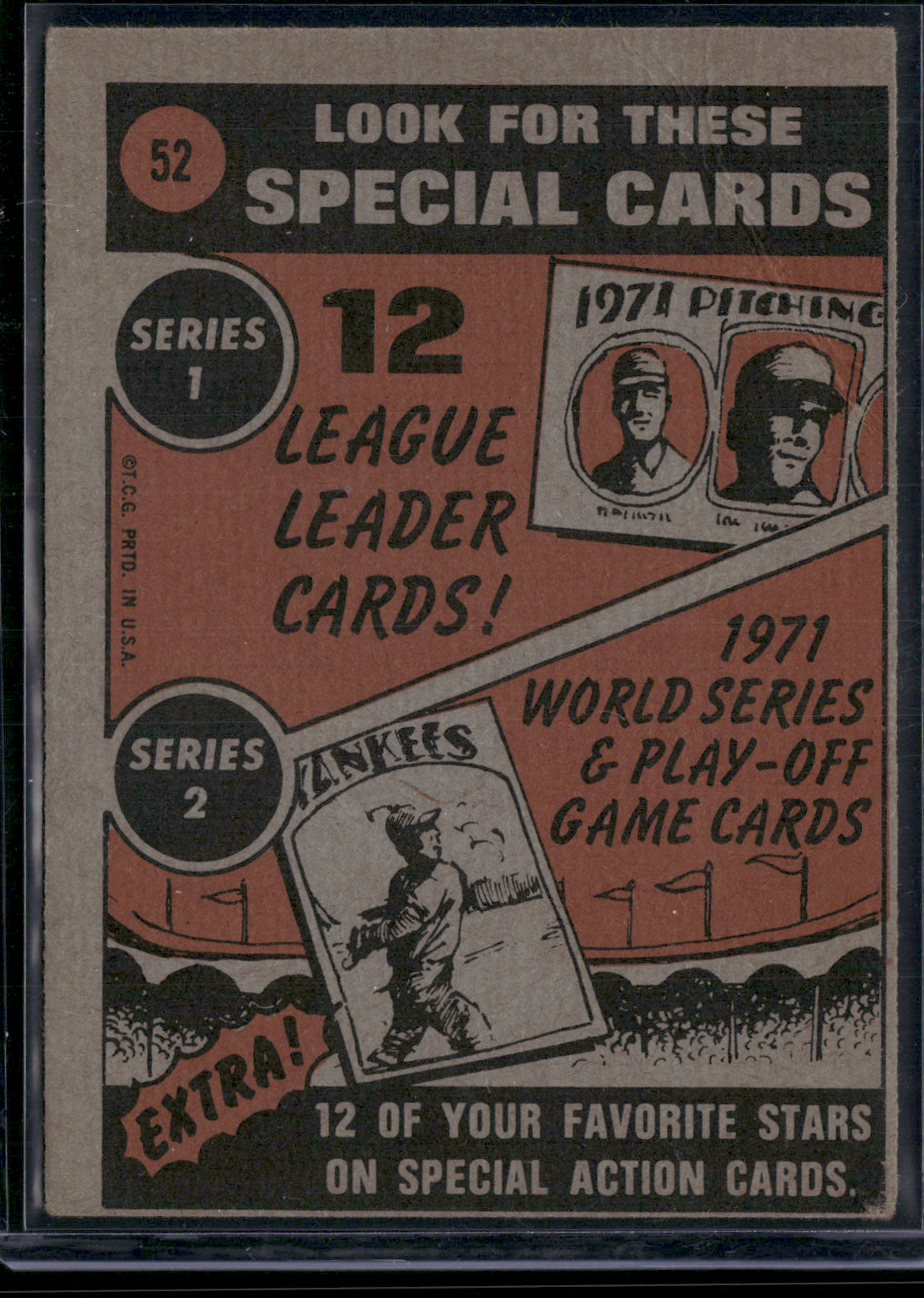 1972 Topps HARMON KILLEBREW #52 IN ACTION