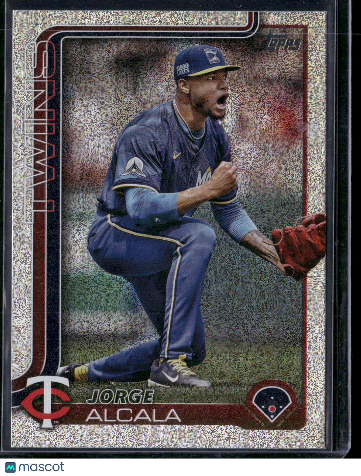 2025 Topps Series 1 JORGE ALCALA #336 Glitter Refractor
