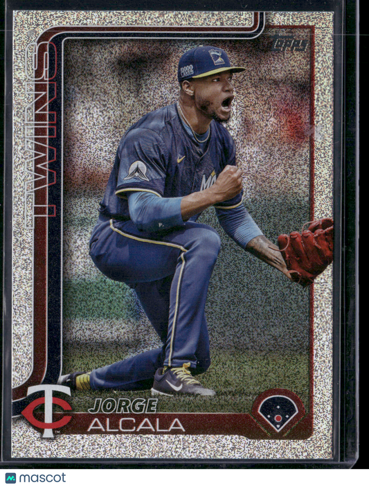 2025 Topps Series 1 JORGE ALCALA #336 Glitter Refractor