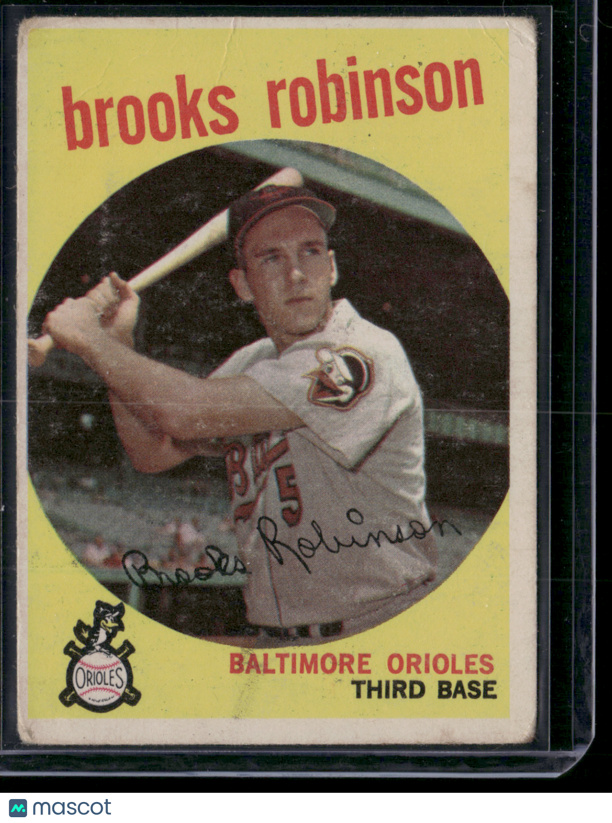 1959 Topps BROOKS ROBINSON #439 Light Wrinkles (Good)