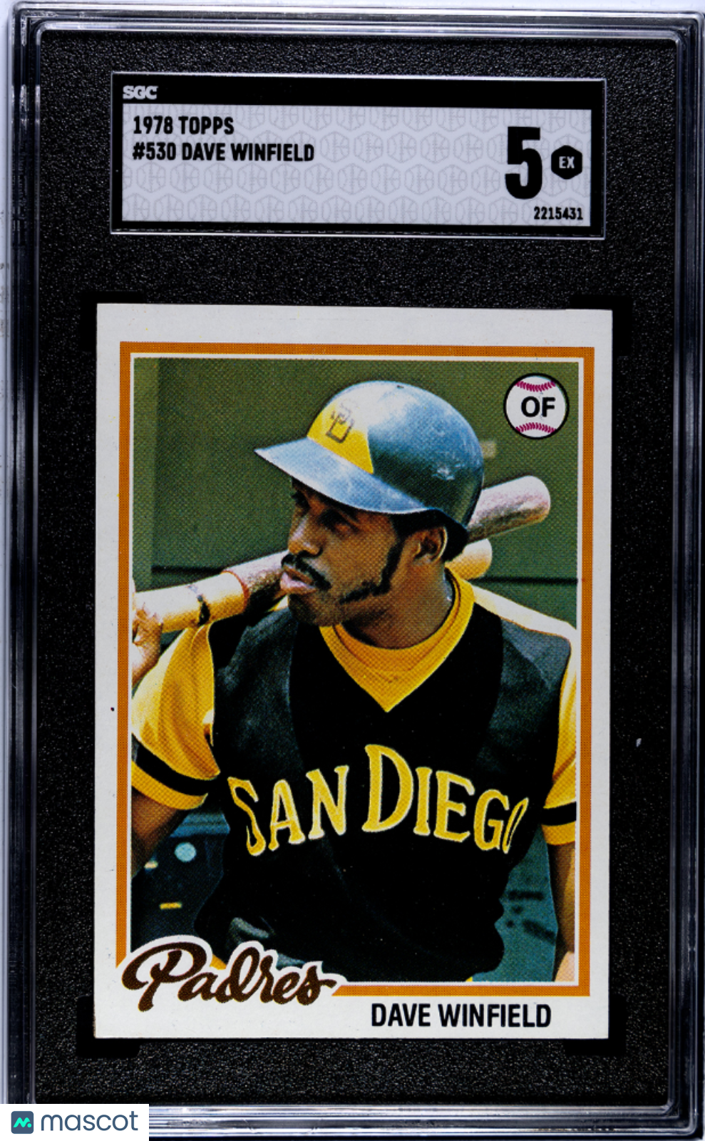 1978 Topps Dave Winfield #530 SGC 5