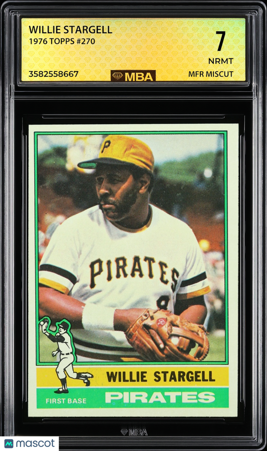 1976 Topps Willie Stargell #270 MBA 7