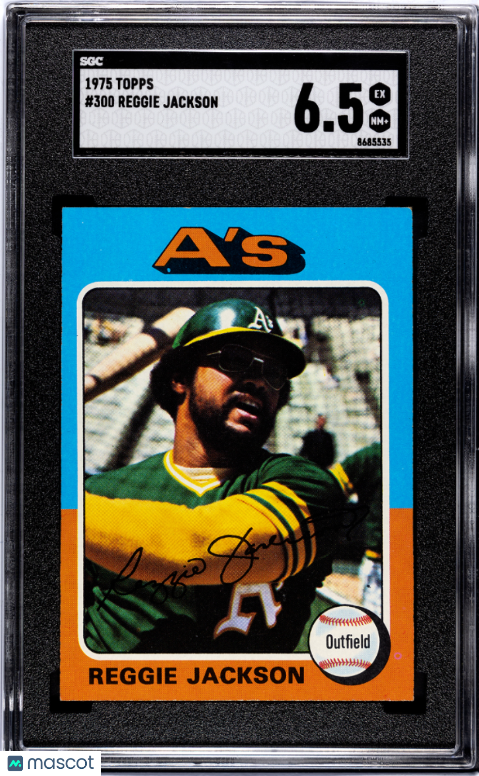1975 Topps Reggie Jackson #300 SGC 6.5