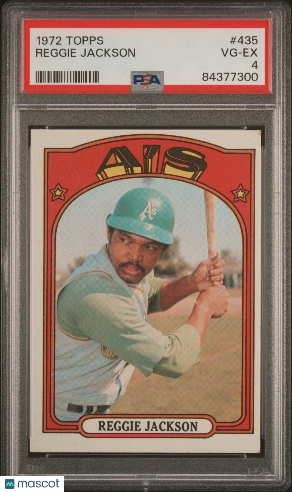 1972 Topps Reggie Jackson #435 PSA 4