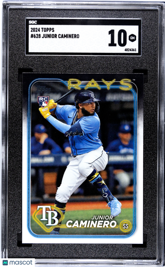 2024 Topps Junior Caminero #628 SGC 10