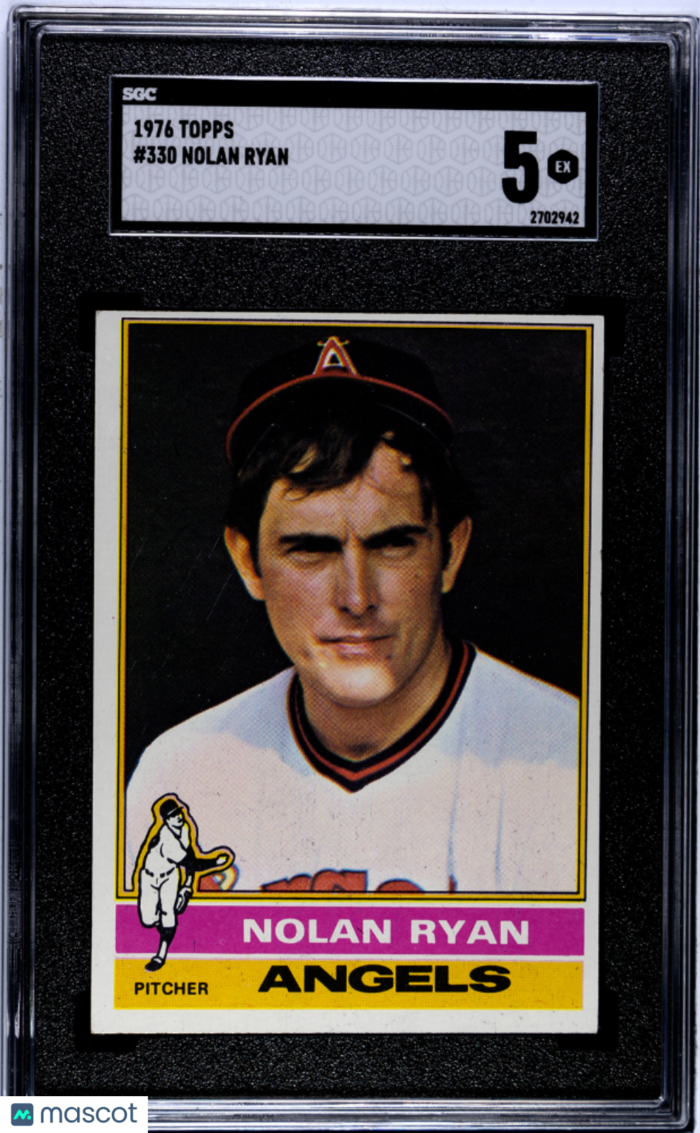 1976 Topps Nolan Ryan #330 SGC 5