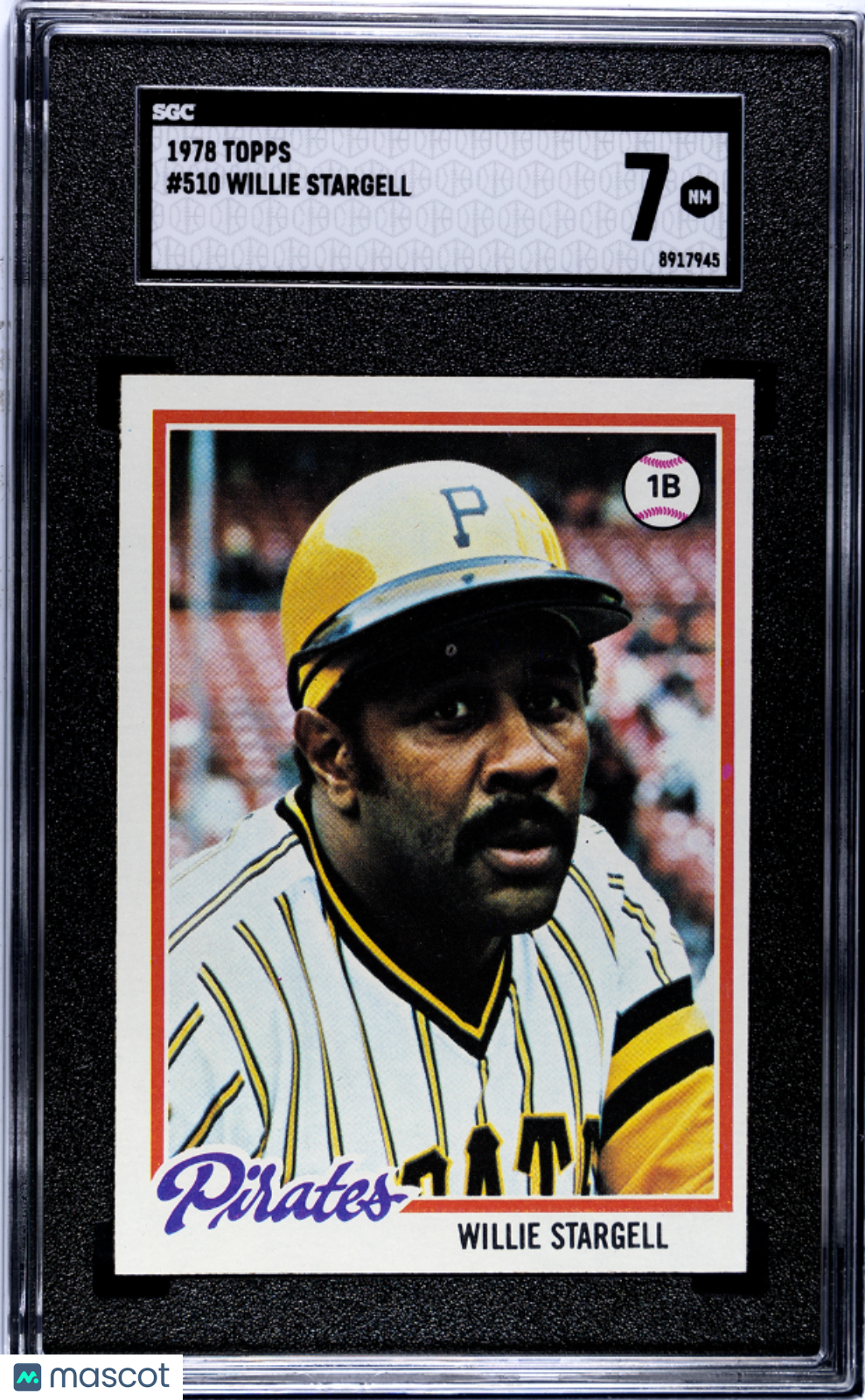 1978 Topps Willie Stargell #510 SGC 7