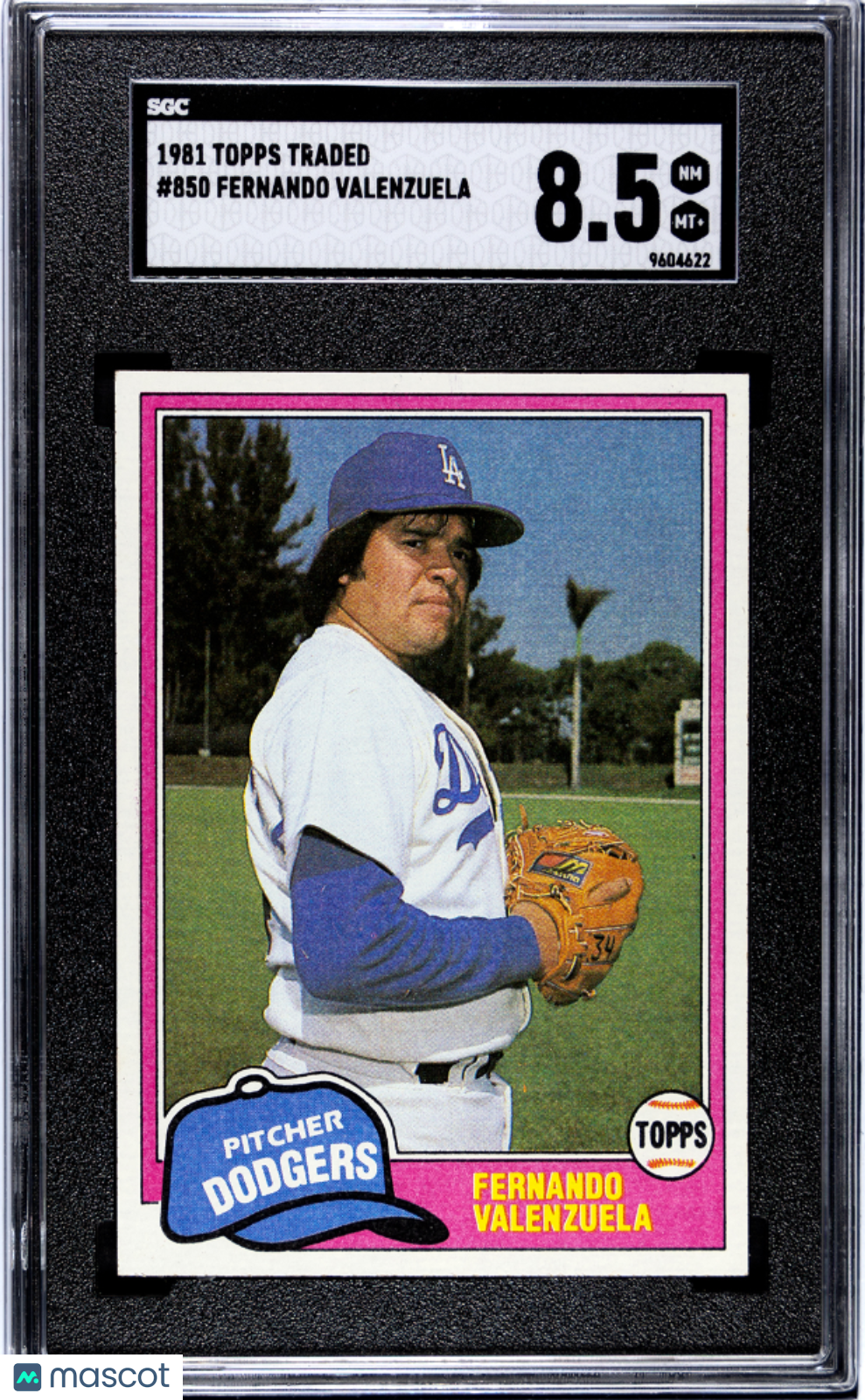 1981 Topps Traded Fernando Valenzuela #850 SGC 8.5
