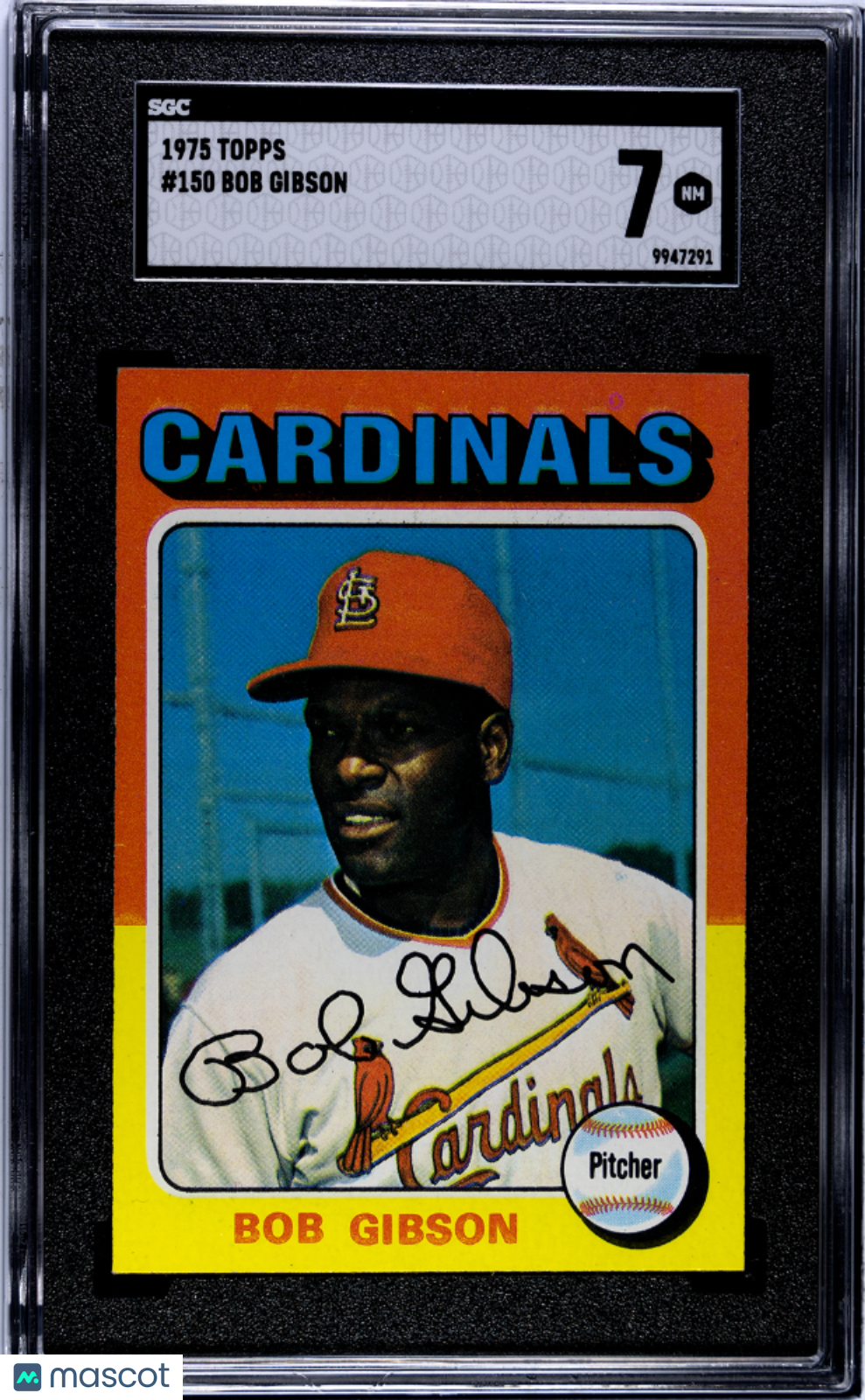 1975 Topps Bob Gibson #150 SGC 7
