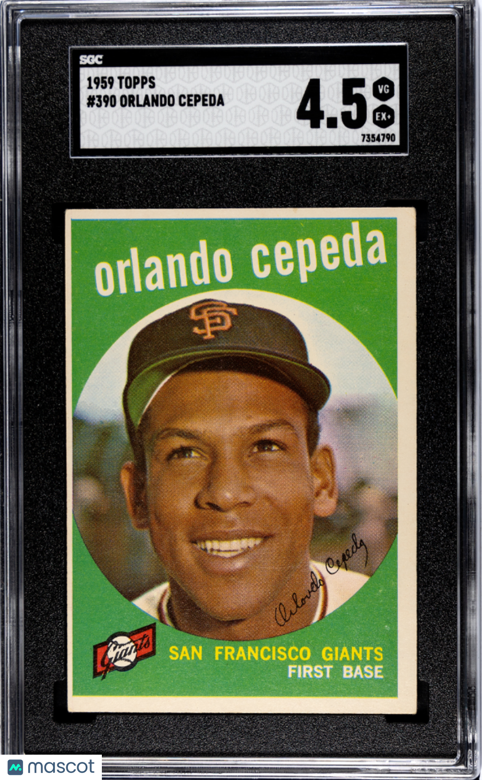 1959 Topps Orlando Cepeda #390 SGC 4.5