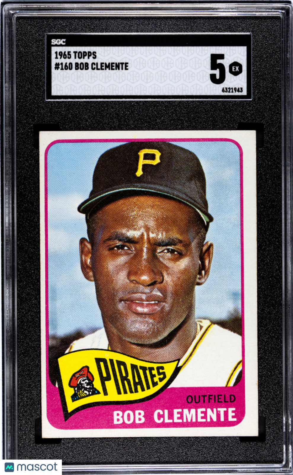 1965 Topps Bob Clemente #160 SGC 5