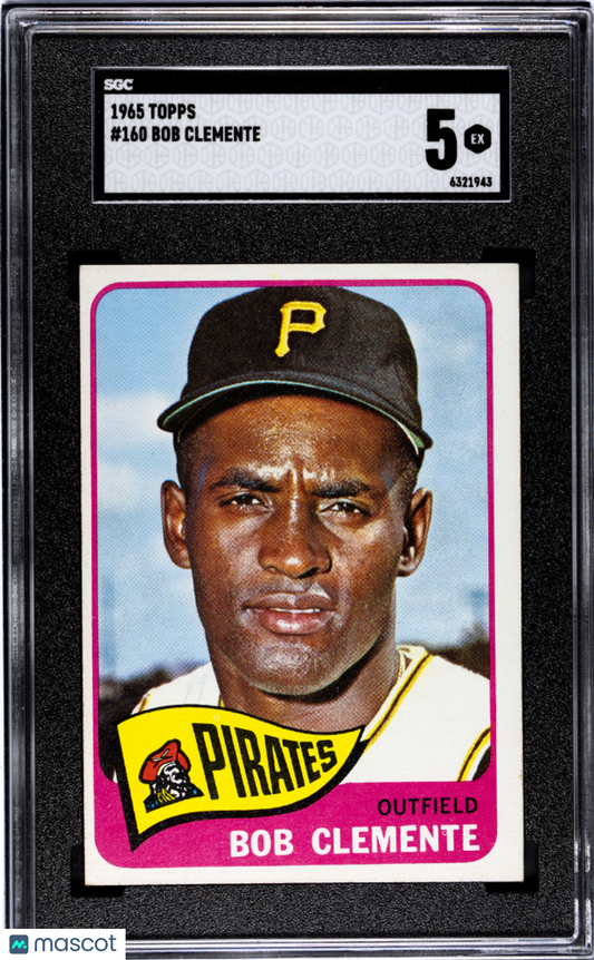 1965 Topps Bob Clemente #160 SGC 5