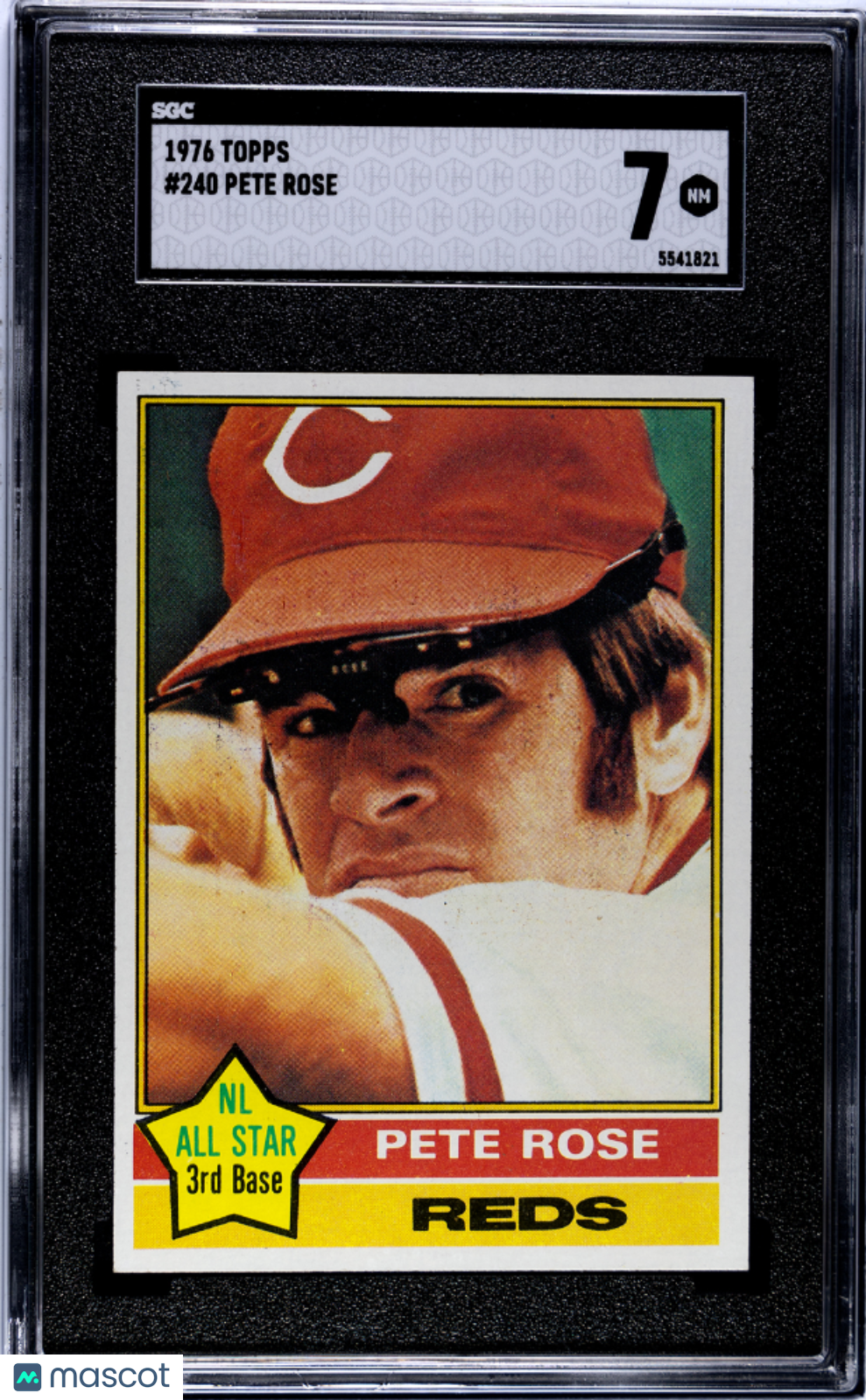 1976 Topps Pete Rose #240 SGC 7